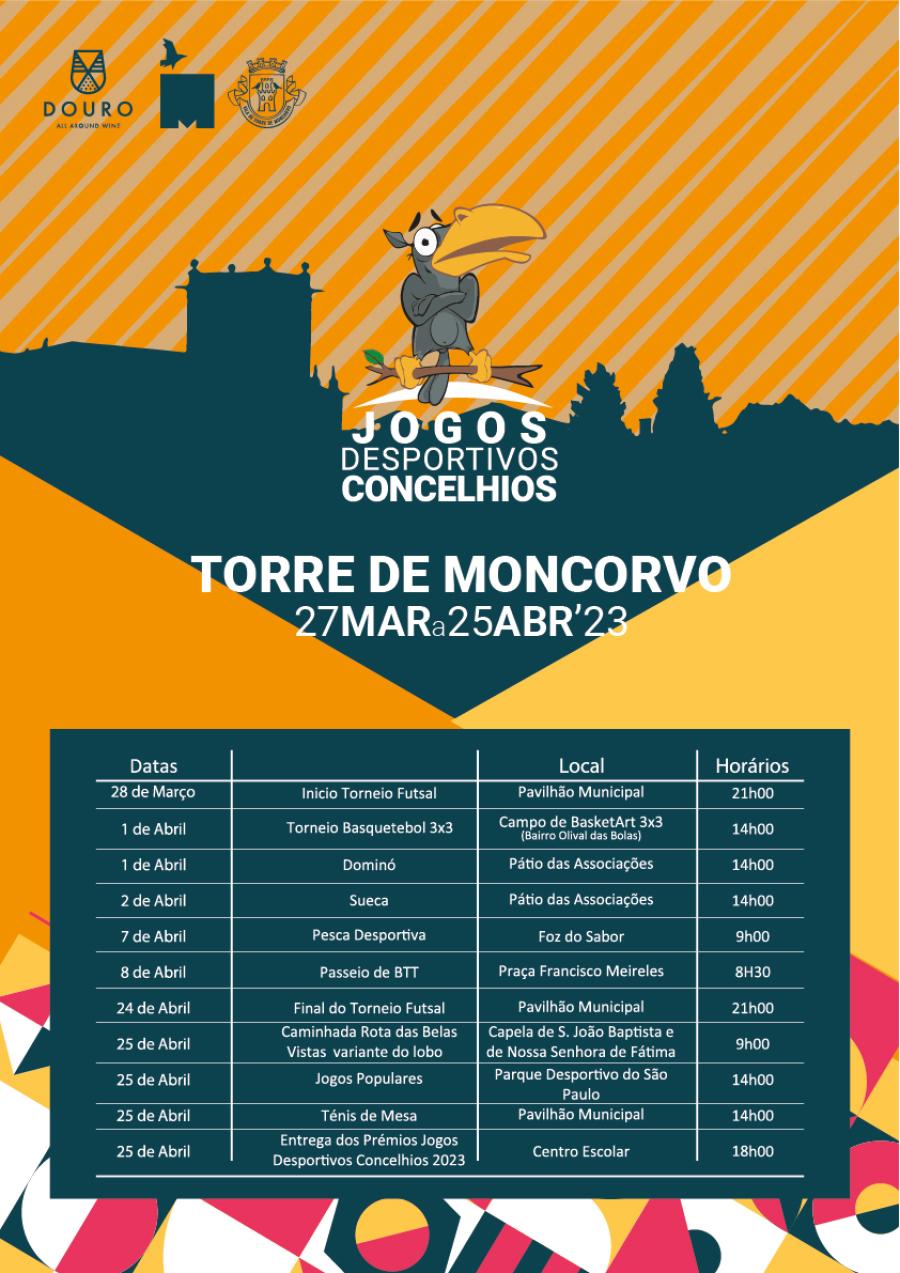 Município de Torre de Moncorvo promove mais uma edição dos Jogos Desportivos Concelhios