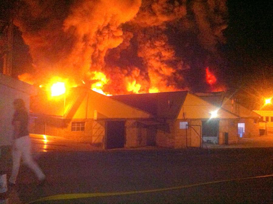 incêndio no Cachão