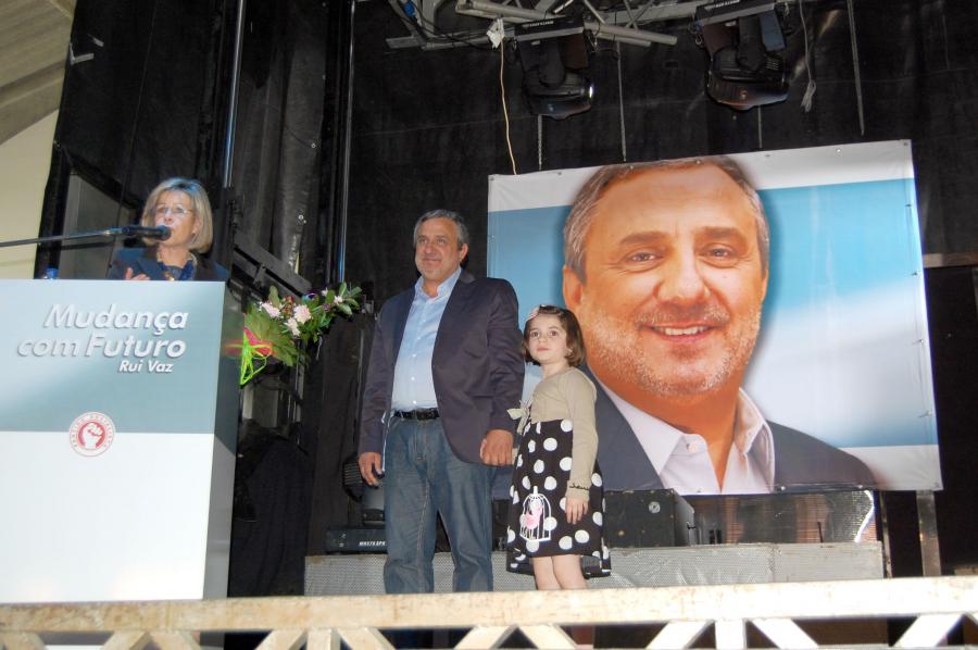 Rui VAz com Maria de Belém